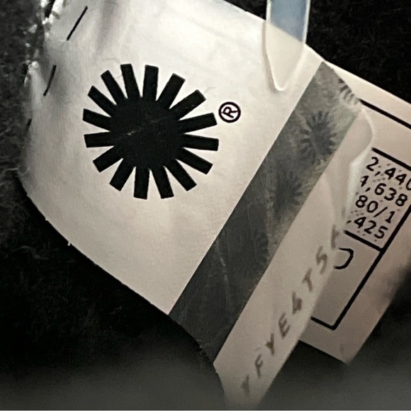 UGG MINI BAILEY BOW GLIMMER BLACK SUEDE GLITTER WOMEN'S BOOTS SIZE 5 COMFY BOOTS - Picture 12 of 12